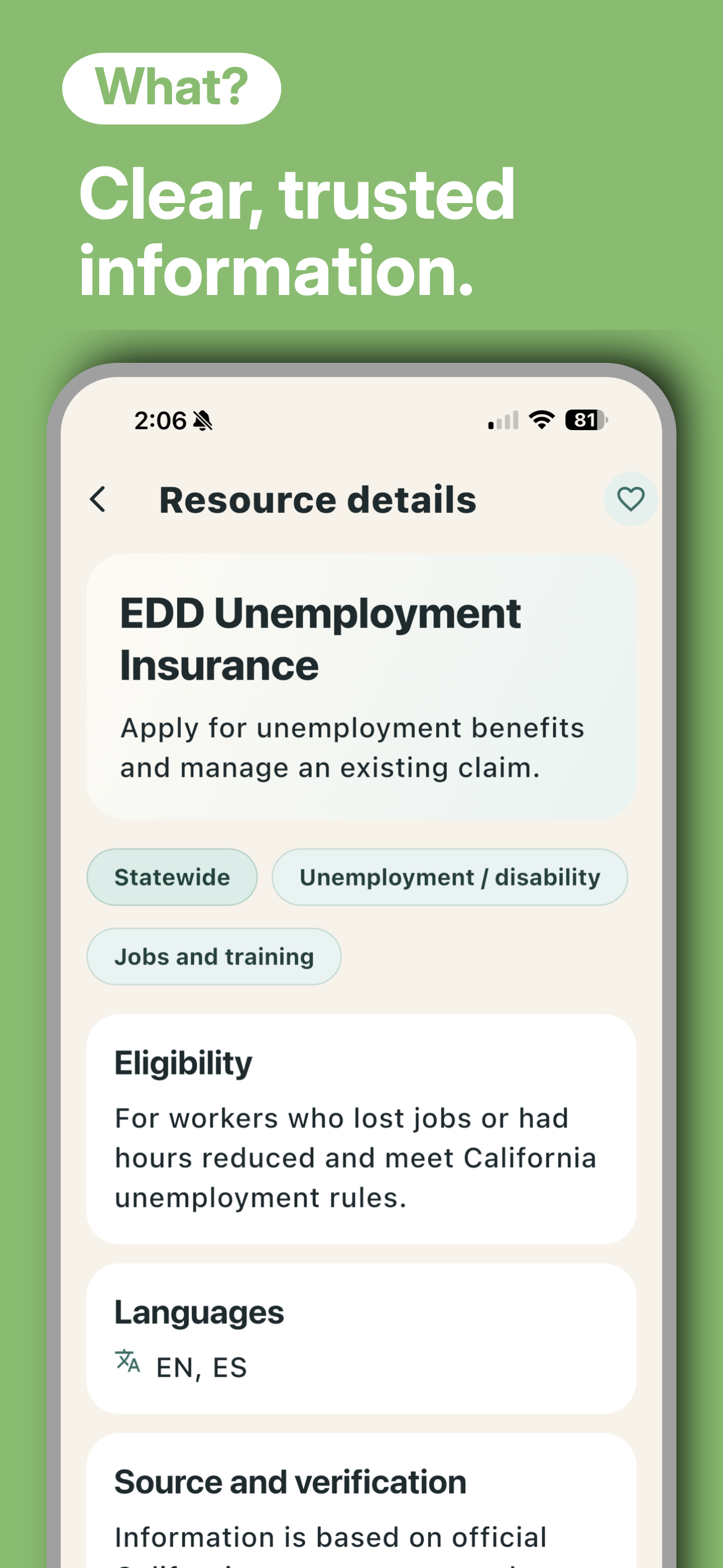 Cali Help search results